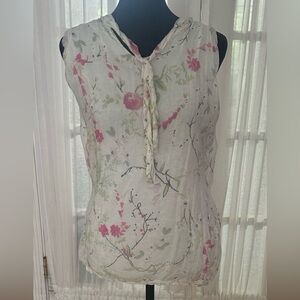 Floral Sleeveless Top